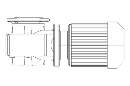 Worm gear motor 0.25kW 30 1/min