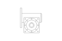 Schneckengetriebe BW50 i=40