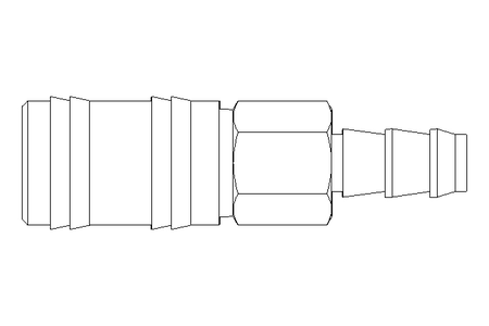 Kupplung Tülle DN 10 Ms