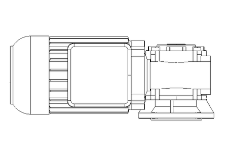 螺杆齿轮速电机 0,37kW 100 1/min