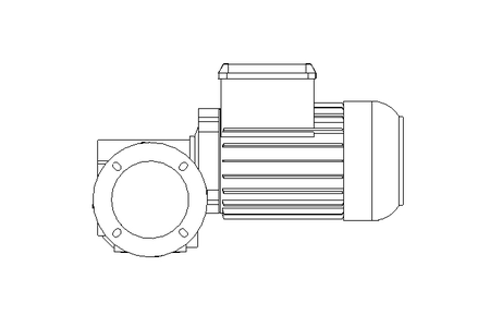 Motore a vite senza fine 0,37kW 72 1/min