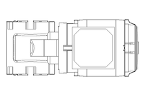 Worm gear motor 0.55kW 46 1/min