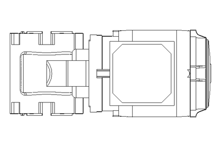 Motorredutor engren sem fim 0,55kW 46rpm