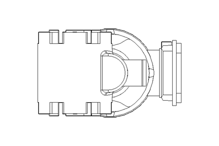 Schneckengetriebemotor 0,55kW 46 1/min