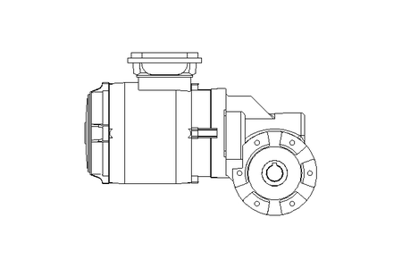 Motorredutor engren sem fim 0,55kW 46rpm