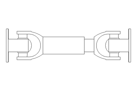 Gelenkwelle D=58 L1=215 L2=240