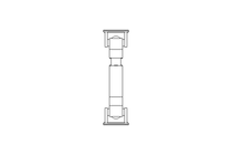 Universal joint shaft D=58 L1=215 L2=240