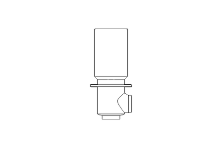 Aseptik Eckventil pneumatisch DN 80