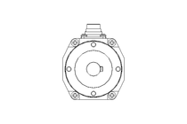 Planetary gear motor 0.1kW