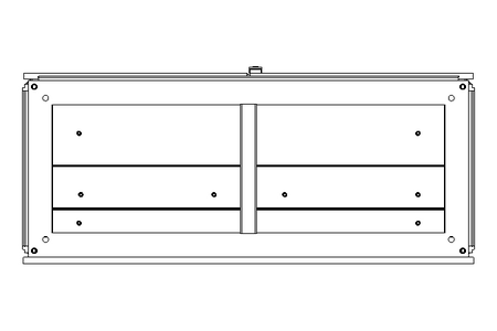 Arm.elettrico di distrib. 800x1800x400mm