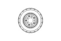 Impell.runn.roto.dis.wheel 400x100 400kg