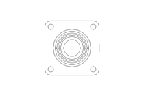 Flange bearing SUCF 40/51.2x130