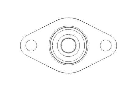 Cuscinetto flangiato PCFT 15x57x32,1