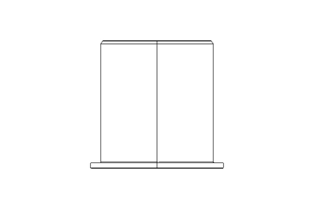 Plain bearing bush GFM 40x44x50x50x2