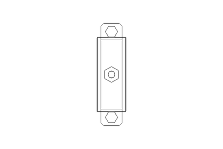 PIPE CLAMP M8, 1 1/2"