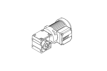 Motoriduttore ortogonale 0,25kW 79 1/min