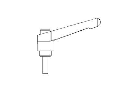 Klemmhebel M6x20 1.4305