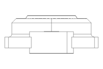 Mancal de flange eFOM 30x55x65