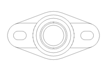 Фланцевый подшипник EFOM 20x47x89