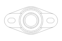 Фланцевый подшипник EFOM 20x47x89