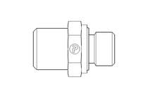 Conector roscado p/ tubos 6 G1/8" 1.4571