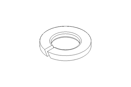 Пружинящее кольцо B 10,2 A4 DIN127