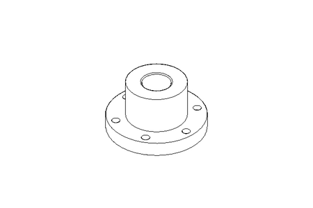 Dado flangiato TR30x6 Rg7