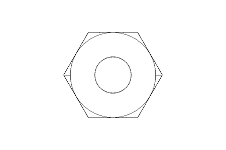 Ecrou collet battu L 6 G3/8" Niro