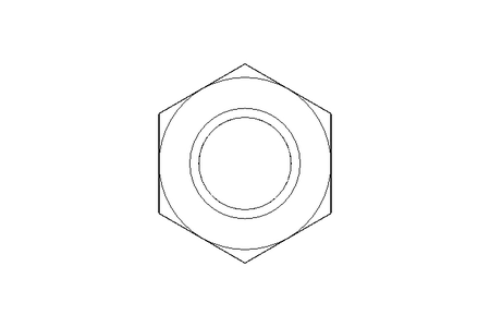 Hexagon nut M12 A2 DIN985