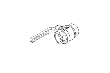 Kugelhahn 2-Wege G 1 1/2"