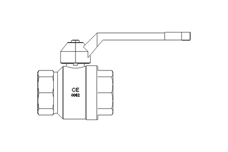 Kugelhahn 2-Wege G 1 1/2"