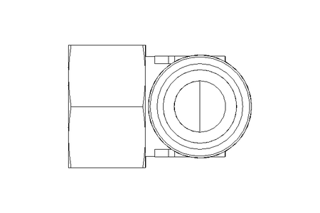 Threaded elbow connector L 35/35 St