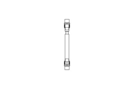 Universal joint shaft D=32 L1=410 L2=470