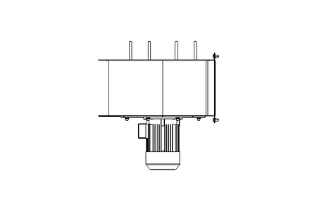 Radial flow fan 230V 2200W