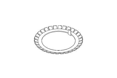 Sicherungsblech MB12 60x73 A2 DIN5406