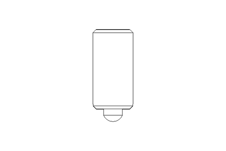 Federndes Druckstück SS M16x32