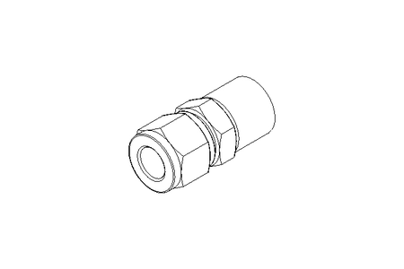 Conector roscado p/ tubos 12 R1/2" Niro