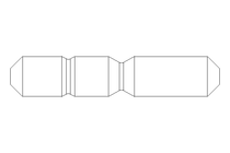 Stiftschraube M5x18 A4 DIN938