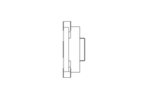 Flange bearing UCF 35/42.9x117