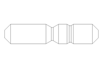 Stud bolt M5x16 A2 DIN938