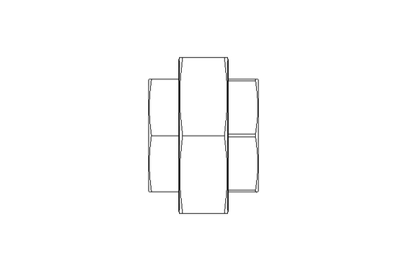 Threaded connector G2" 1.4408