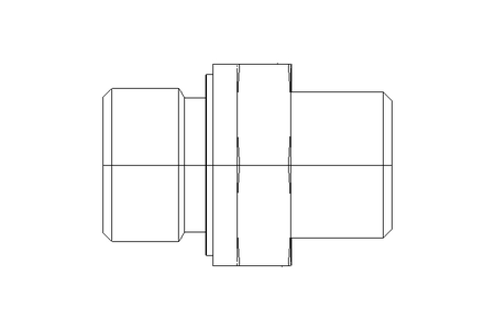 Raccordo a vite L 10 G3/8" St-Zn ISO8434