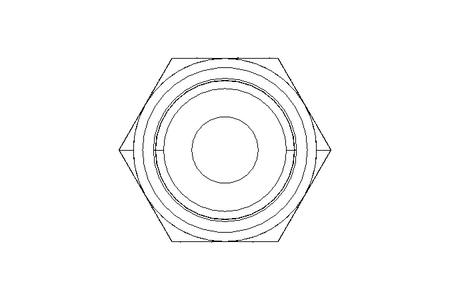 Raccordo a vite L 10 G3/8" St-Zn ISO8434