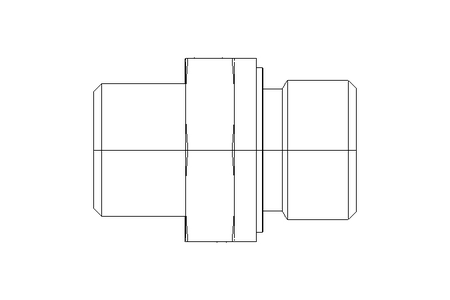 Connecting piece L 10 G3/8" St-Zn