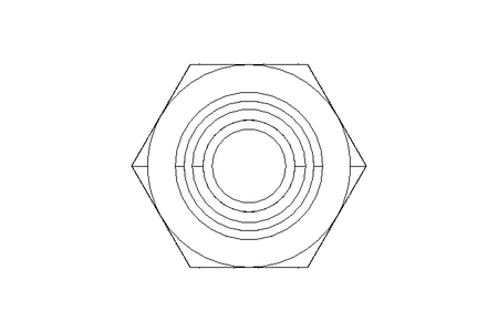 Raccordo a vite L 10 G3/8" St-Zn ISO8434