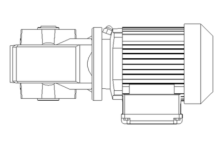 Worm gear motor 0.25kW 199 1/min