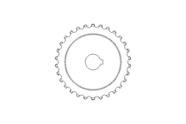 RODA DENTADA  KUS1500T30R30 DIVIDIDA