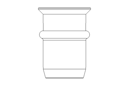 Tuerca remachable ciega M8x11x18,1 A2