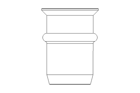 Tuerca remachable ciega M8x11x18,1 A2