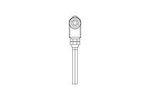 Cable with angle plug 12-pole